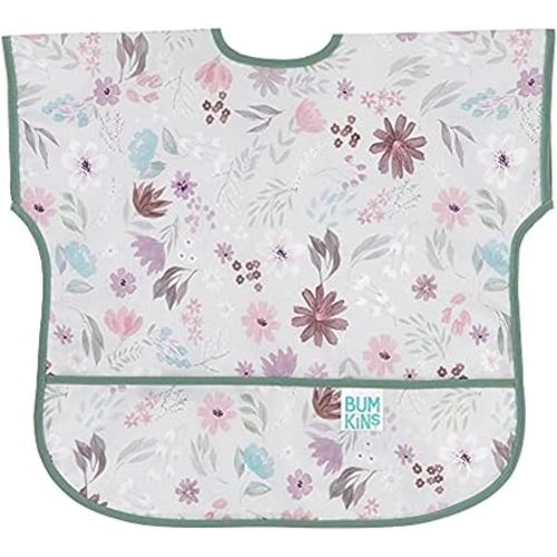 Bumkins Bibs - Toddler Bibs, Waterproof, Large for 1-3 Years, Short Sleeve