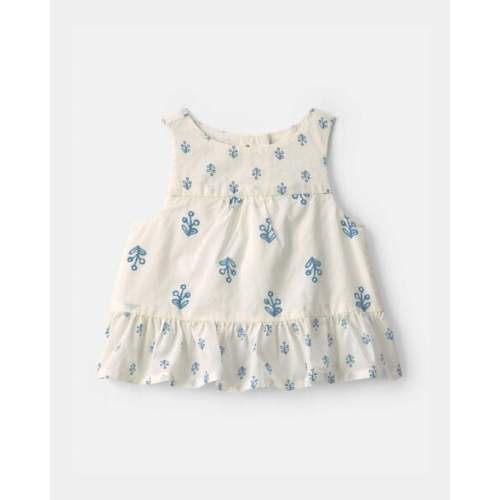Baby Girl Floral Pelum Top - Ivory - OshKosh B'gosh | Carter's