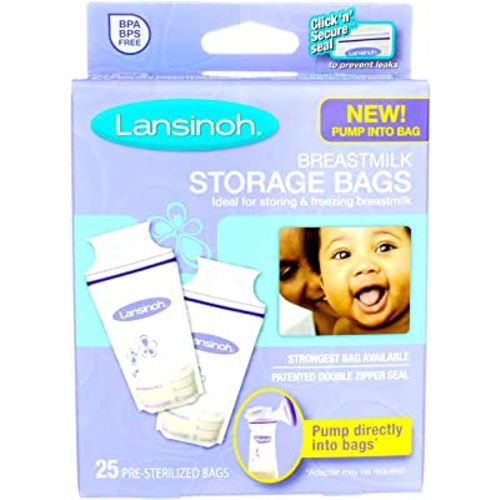 Lansinoh Breast Milk Storage Bags, 50 Count