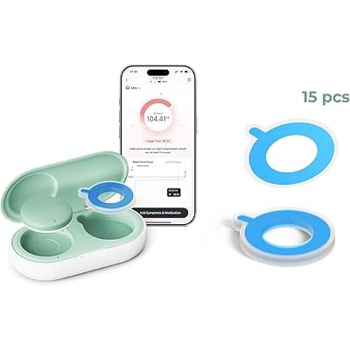 Momcozy Wearable Baby Thermometer and its Replaceable Disposable Stickers*15.