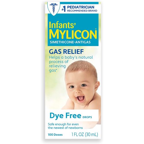 MYLICON Gas Relief Drops for Infants and Babies, Dye Free Formula, 1 Fluid Ounce - 1 Fl Oz (Pack of 1)