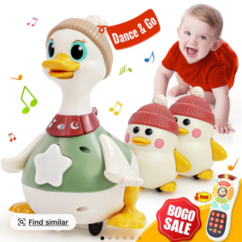 HOLA Musical Light Up 3 Pack Crawling Swinging Ducks Interactive Baby Toy with Exploration Motor Activities Developmental Tummy Time, Christmas Gifts, Sensory Stimulation Infant Toddler Toy Set for 1-3 Years Newborn Cute Gifts - TikTok Shop
