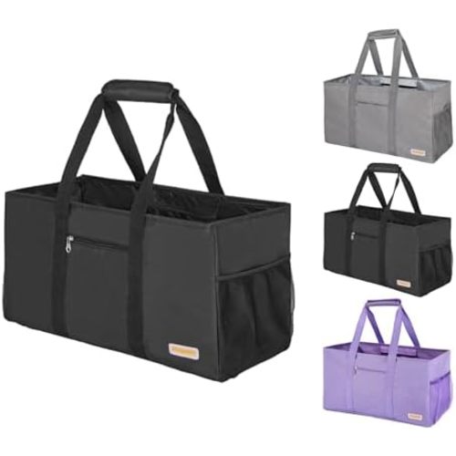 Extra Large Utility Tote - Reusable Shopping Bags, Waterproof Beach Bag, Foldable Storage