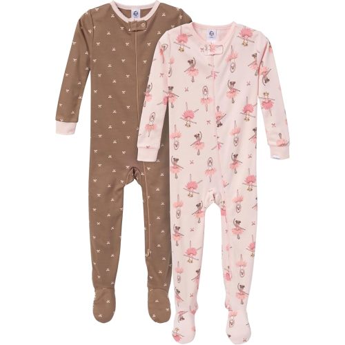 2-pack Footed Pajamas 3-6 Months