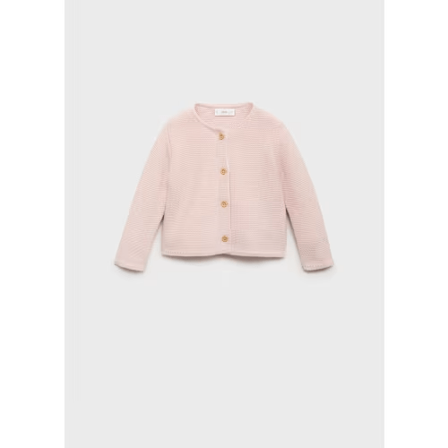 Knitted button cardigan - Kids | MANGO USA