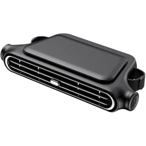 Rear Facing Car Seat Fan,Car Fan for Driver and Passenger's Seat,Ventilation Seat Car Fans,3 Adjustable Wind Speeds Carseat Fans,Back Seat Cooling for All Cars Vehicle Jeep Van Rv Truck(Black,Plug-in