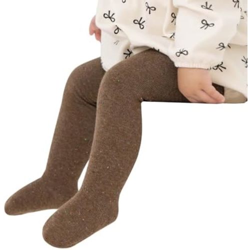 Baby Cable Knit Footed Leggings Infant Warm Stockings Cotton Thick Fleece Lined Tights Fall Winter Solid Color Pants