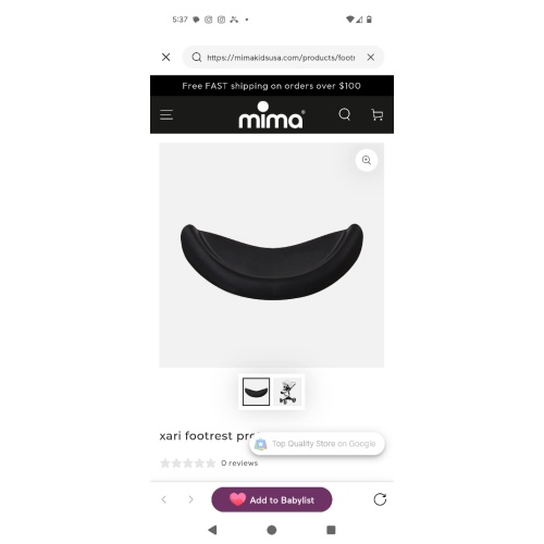 xari footrest protector - mima® USA