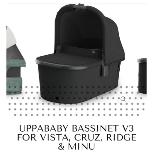 UPPAbaby Bassinet V3 for Vista, Cruz, Ridge & Minu