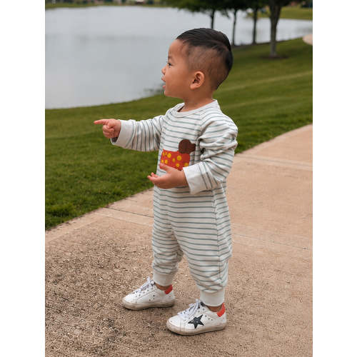 Pawfect Sage Long Sleeve Fleece Jumpsuit | günamüna
