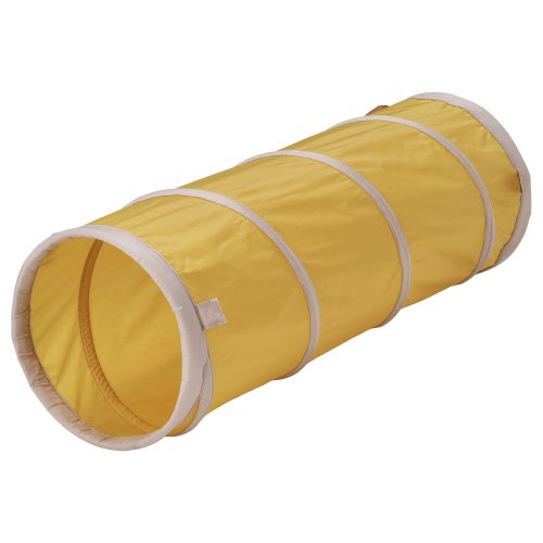 DVÄRGMÅS Play tunnel - yellow/beige