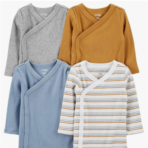 Simple Joys by Carter's unisex-baby 4-pack Side Snap Bodysuit