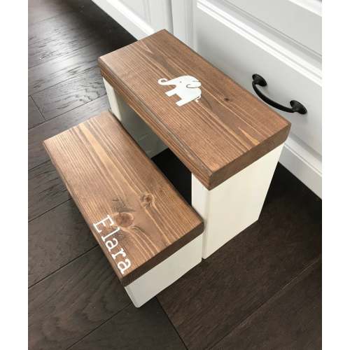Rustic step stool