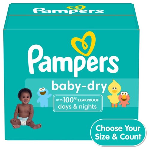 Pampers Baby Dry Diapers Size 0 104 Count