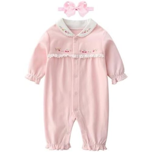 Infant Baby Girl Long Sleeve Romper Cotton Cute Style Newborn Toddler Jumpsuit Outfit 0-18 Months