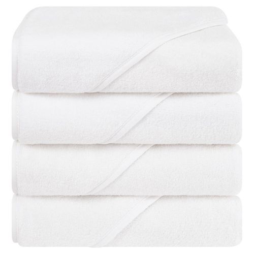 American Soft Linen Baby Cotton Hooded Cotton Towel Set