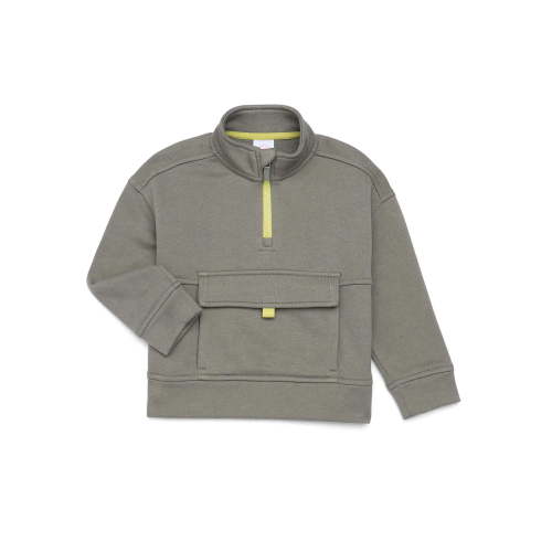 Wonder Nation Toddler Boys Quarter Zip Pullover, Sizes 12M-5T