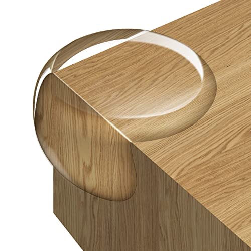 12 Pack Corner Protectors for Baby, Clear Corner Guards Protector Furniture Corner & Edges Safety Bumpers Cushion, Round, Round Shaped 1.6x1.6x0.8 in