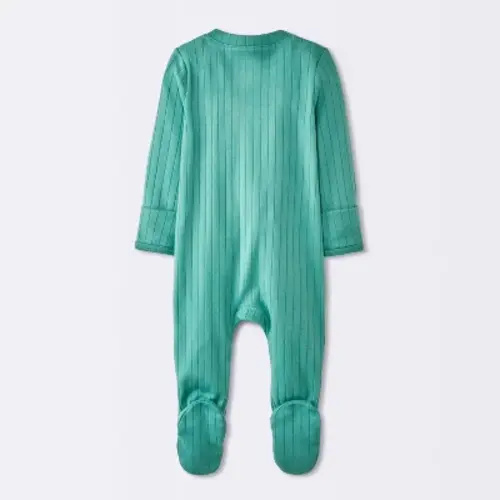 Introducing 2025's Must-Have Baby Boys' 2pk Cozy Wide Ribbed Animals Sleep N' Play - Cloud Island™ Blue - Exclusively at Little Luxe Store.