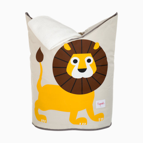 3 Sprouts Laundry Hamper - Yellow Lion