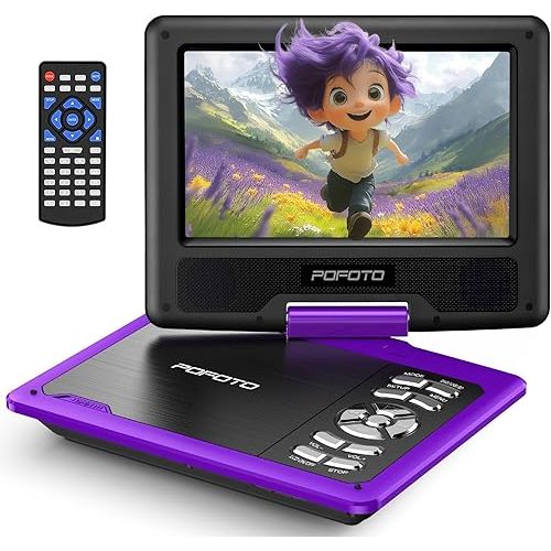9.5" Portable DVD Player for Kids