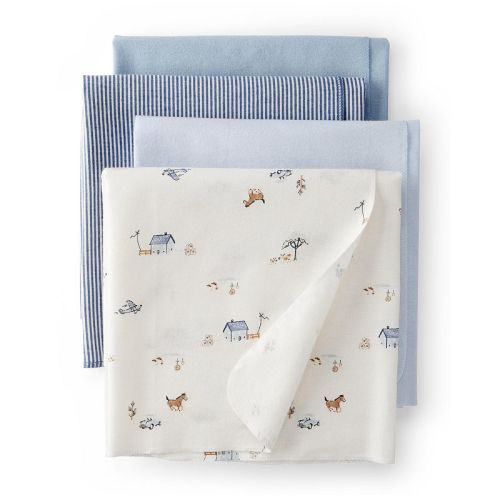 Baby Boy Carter's 4-Pack Ranch Print Receiving Blankets