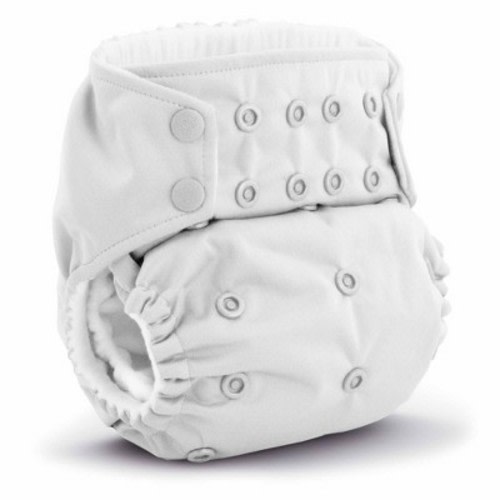 Kanga Care Rumparooz G3 Stay Dry Reusable One Size Cloth Pocket Diaper - Fluff White