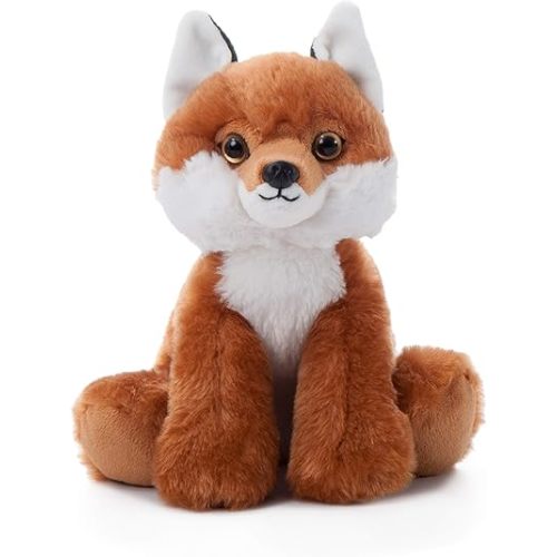 The Petting Zoo Fox Stuffed Animal, Gifts for Kids, Wild Onez Zoo Animals, Fox Plush Toy 9 inches
