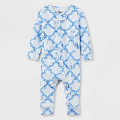Baby Adaptive Geo Trellis Bodysuit Blue - Roller Rabbit x Target 0-3M