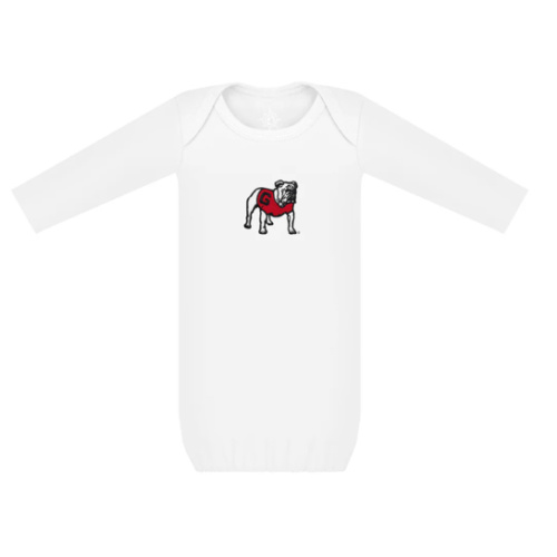 INFANT Lap Shoulder Gown - White – The Red Zone- Athens, GA