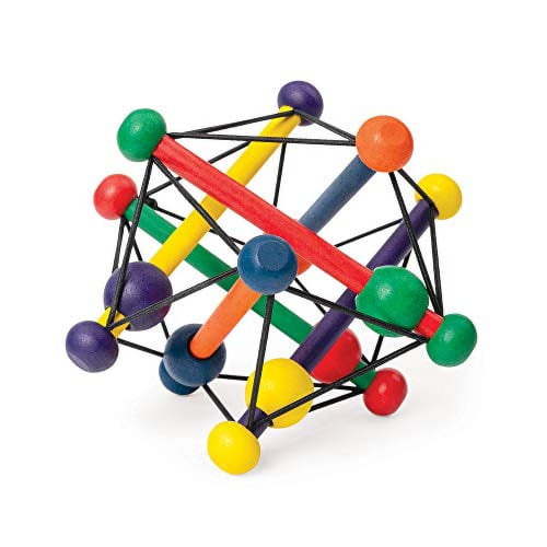 Manhattan Toy Skwish Classic Rattle and Teether Grasping Activity Toy