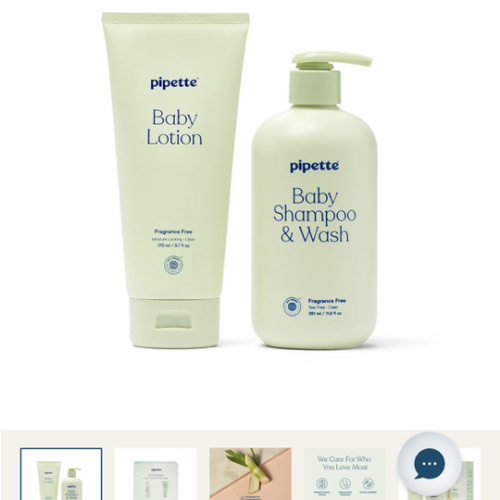 Fragrance-Free Baby Bath & Balm Duo
