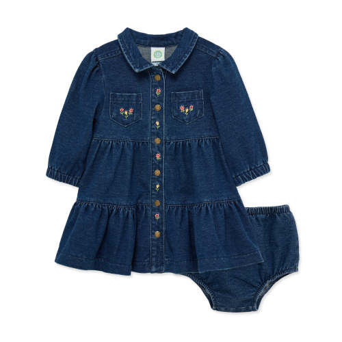 Blossom Blues Dress Set (3M-12M)