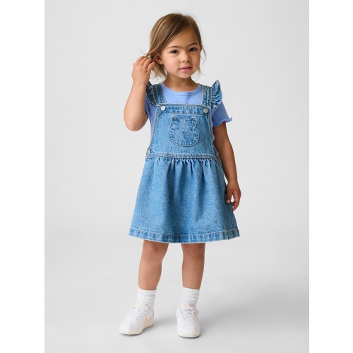 Baby & Toddler Bear Pocket Denim Skirtall