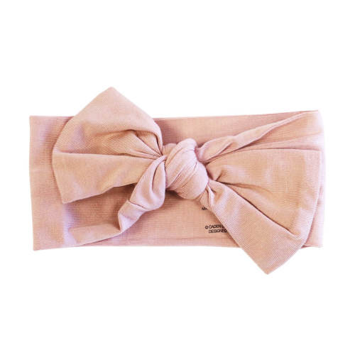 Solid Knit Large Bow Headwraps