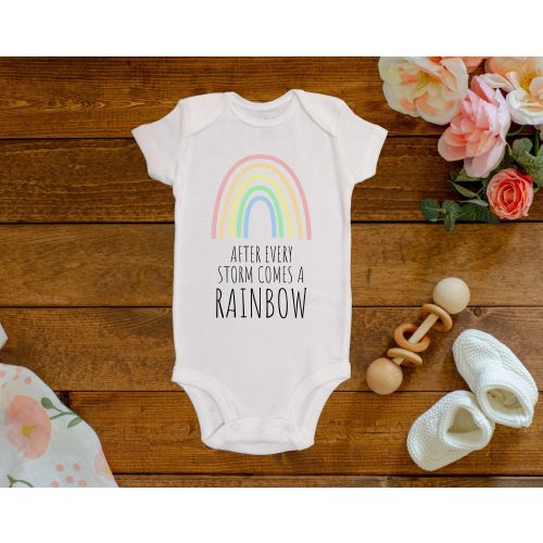 After Every Storm Comes a Rainbow - Rainbow Baby Onesie®/Bodysuit