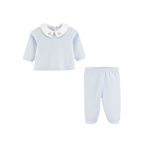 Embroidered Rocking Horse Baby Set