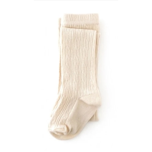 Vanilla Cable Knit Tights