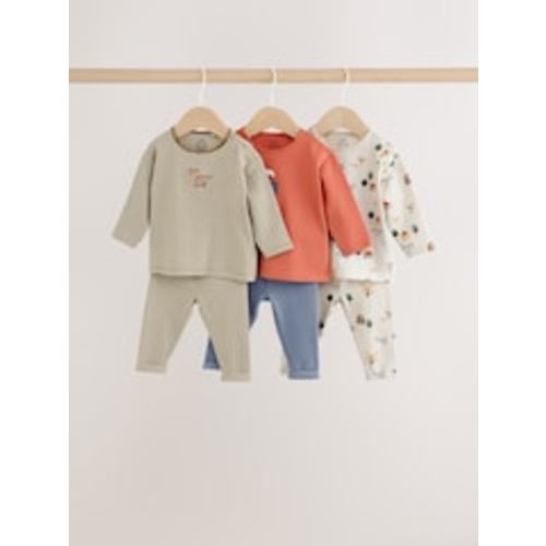 Buy Brown/Blue/Cream Hamish Farm Baby Top and Leggings Set 6 Piece (0mths-3yrs) from Next USA