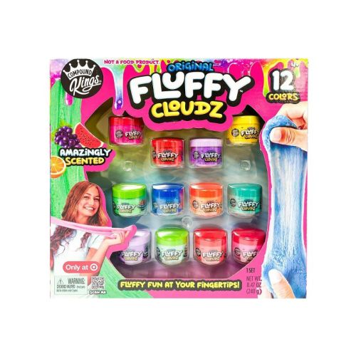 Compound Kings Fluffy Cloudz Box Set - 12pk: Creative Thinking Slimes, 1.6 Net Weight, 12 Pieces