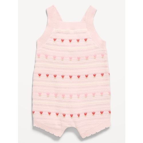 Sleeveless Sweater-Knit Romper for Baby