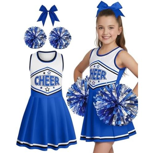 JenPen Cheerleader Costume for Girls Cheerleading Outfit