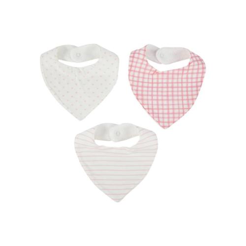 3 Pack Bandana Bibs - Hearts