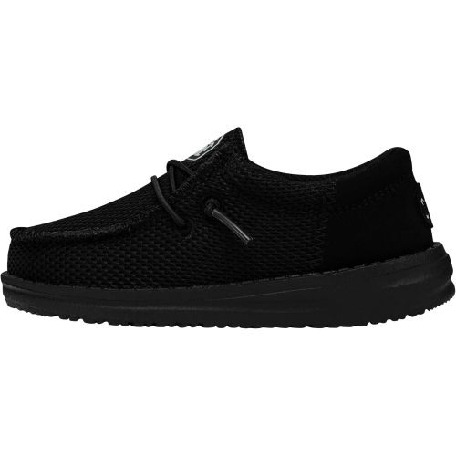 HEYDUDE Unisex Toddler Wally Funk Mono Slip On Shoe, Shade Size 5 | Lightweight Textile Loafer with Elastic Laces & Foam Insole