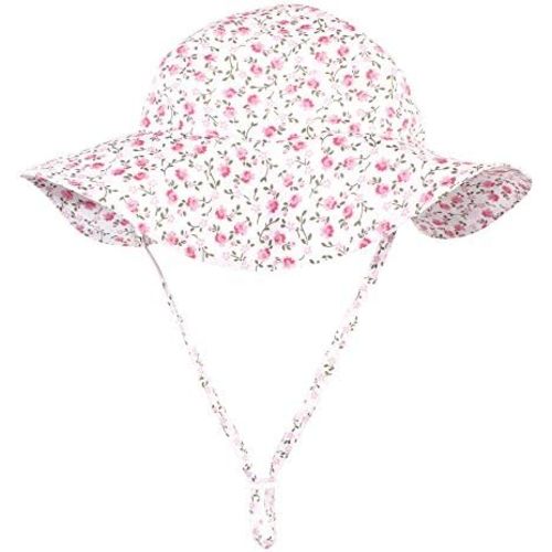 Hudson Baby Baby-Girls Sun Protection Hat