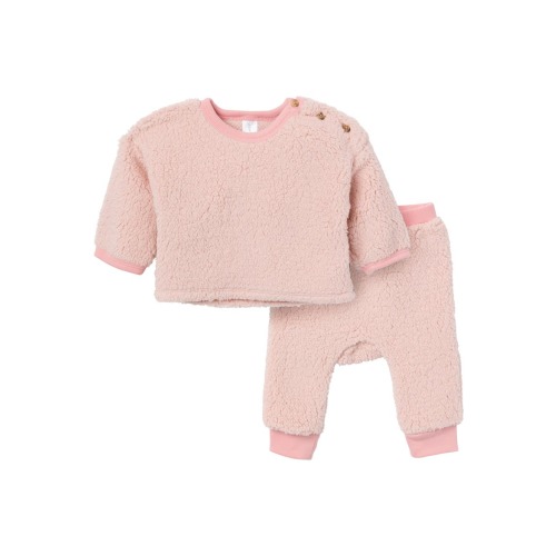 Microfleece Drop Shoulder Top & Pant Set