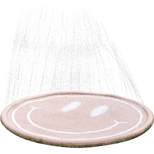 Bouncee Splash Pad Sprinkler for Kids - 68" Outside Mini Pool for Baby and Toddler - Splash Pad for Toddlers - Splash Pad for Kids Ages 4-8 - Inflatable Outdoor Toys for Toddlers - Water Toys