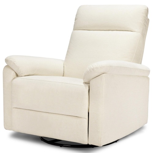 DaVinci Suzy Swivel Nursery Glider Recliner in Vanilla
