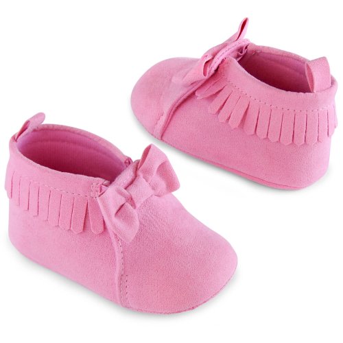 Newborn Baby Girl Moccasins, 0-6M