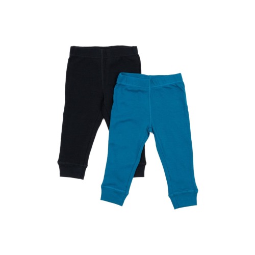 Baby Pants & Leggings Set, Navy Crawling Pant + Colored Legging